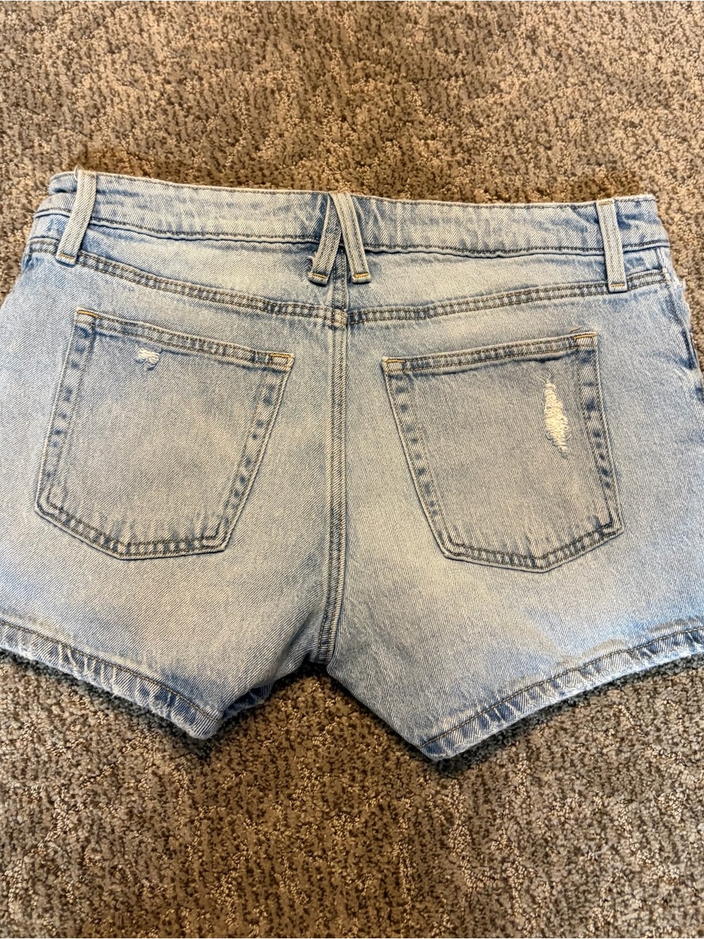 Maurices Light Wash Denim Jean Shorts